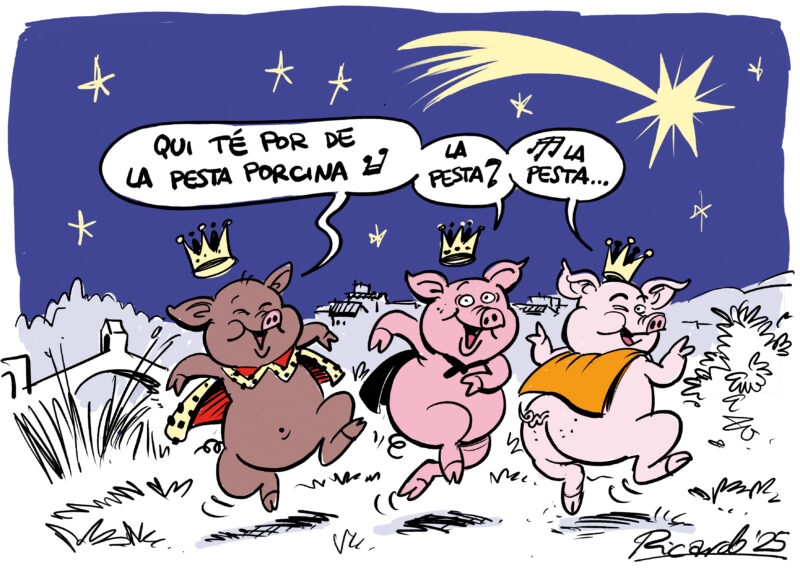 La Bustia vinyeta Ricardo Peregrina espcial Nadal desembre 2025