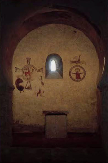 La Bustia Emili Julia pintures murals de Sant Quirze de Pedret Cercs