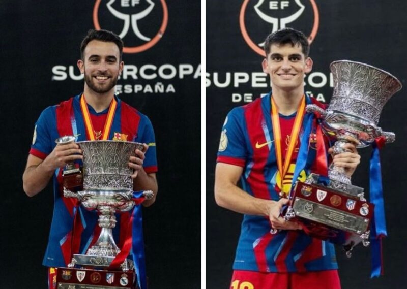 La Bustia Eric Garcia i Gerard Martin Supercopa Espanya 2