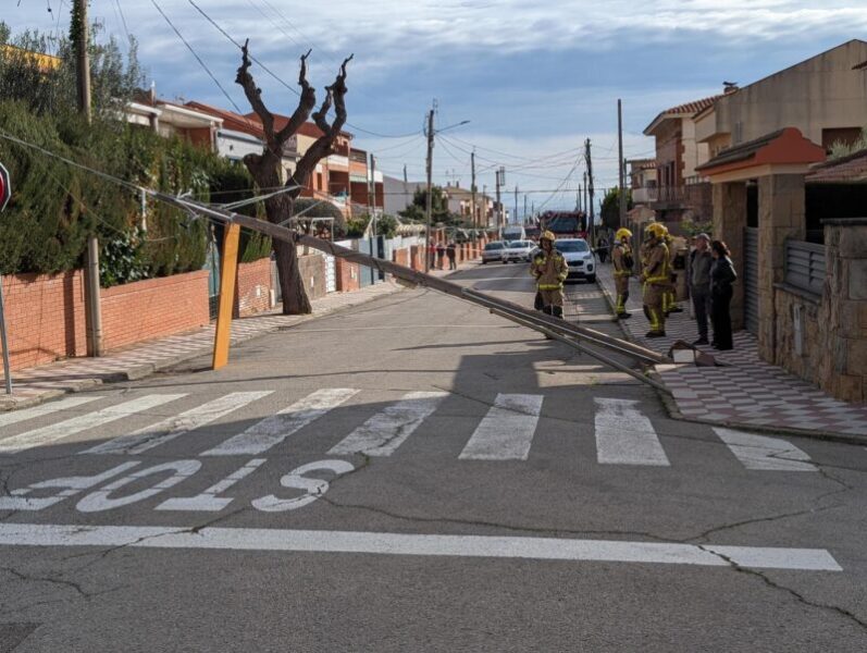 La Bustia accident camio ploma Esparreguera