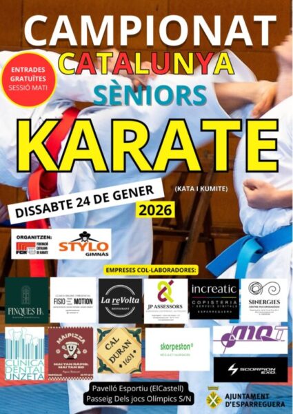 La Bustia cartell Campionat Karate