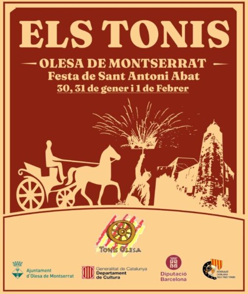 La Bustia cartell Festa Sant Antoni Abat Olesa