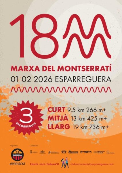 La Bustia cartell Marxa del Montserrati