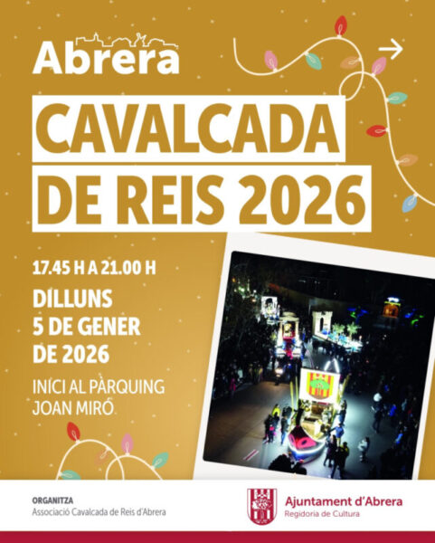 La Bustia cartell cavalcada Reis Abrera