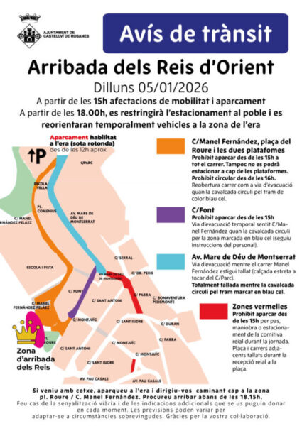 La Bustia cartell cavalcada Reis Castellvi 2026