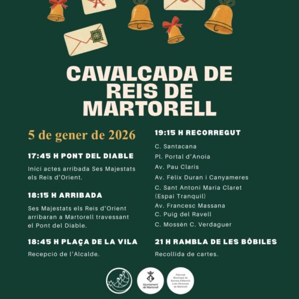 La Bustia cartell cavalcada Reis Martorell