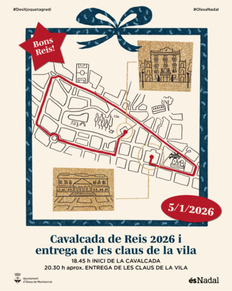 La Bustia cartell cavalcada Reis Olesa 1