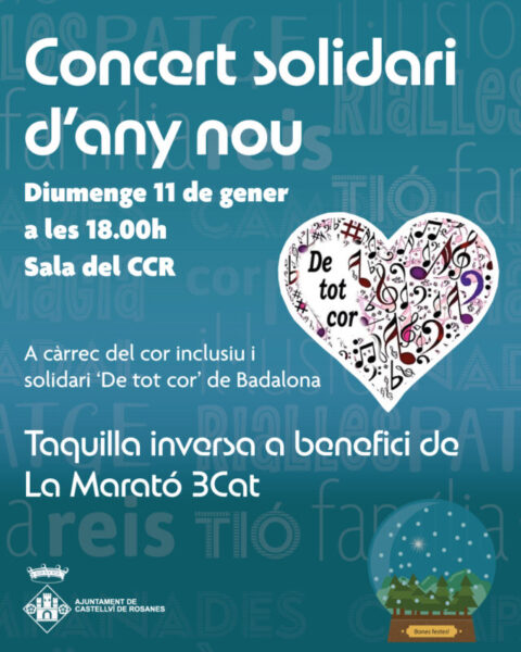 La Bustia cartell concert any nou Castellvi
