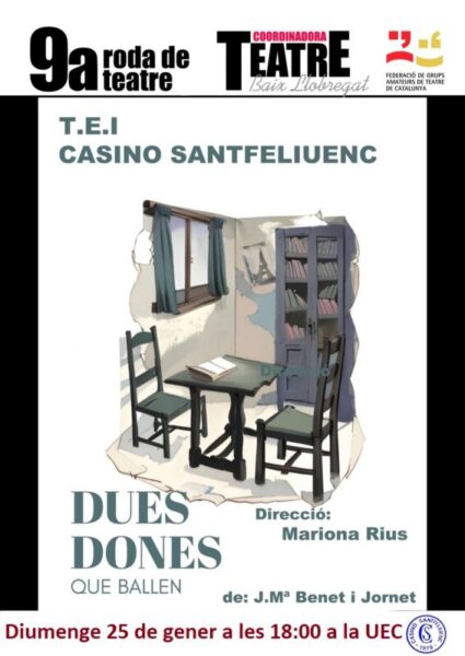 La Bustia cartell dues dones que ballen