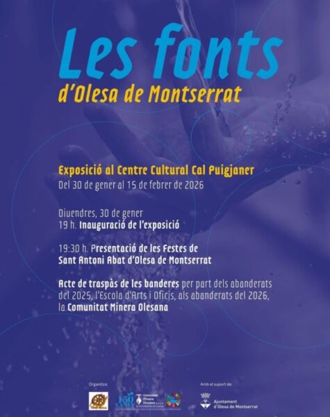 La Bustia cartell exposicio Les fonts Olesa