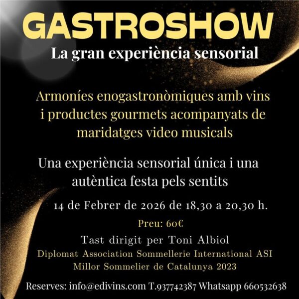 La Bustia cartell gastroshow Divins Martorell