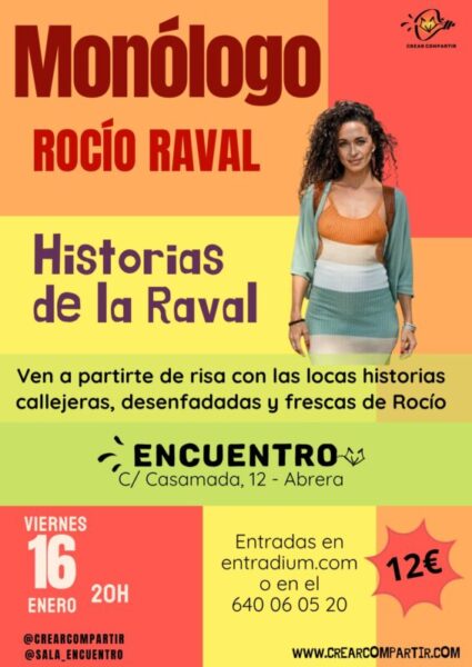 La Bustia cartell monologo Rocio Raval