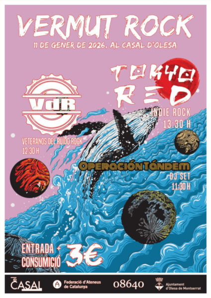 La Bustia cartell vermut rock