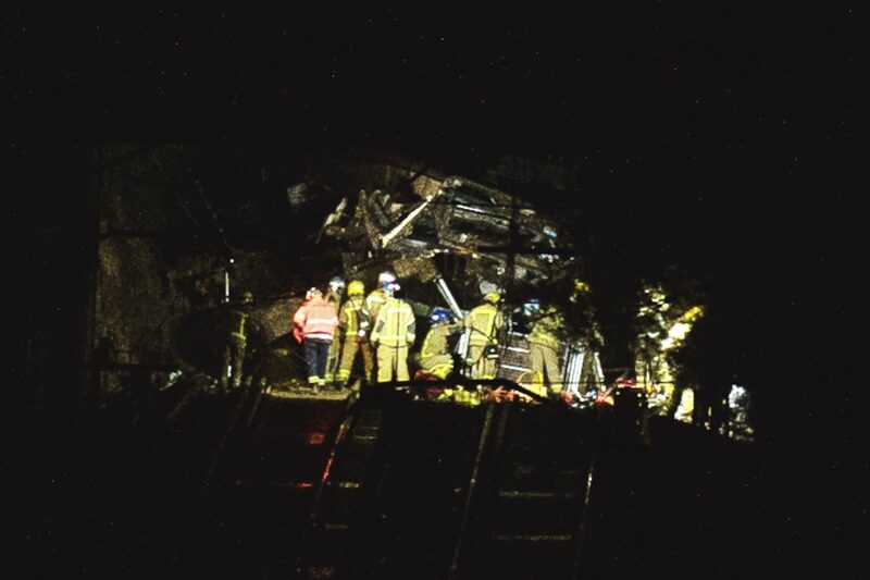 La Bustia emergencies per accident tren Gelida 1