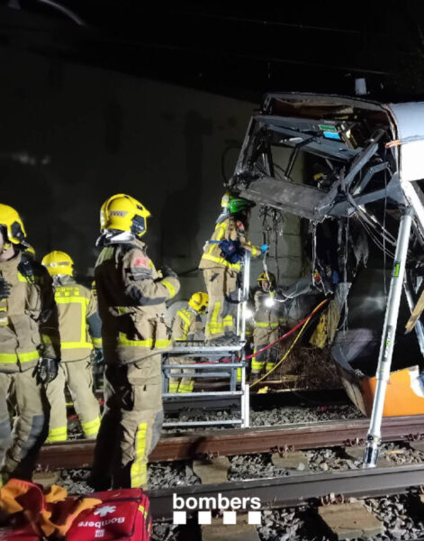 La Bustia emergencies per accident tren Gelida 4