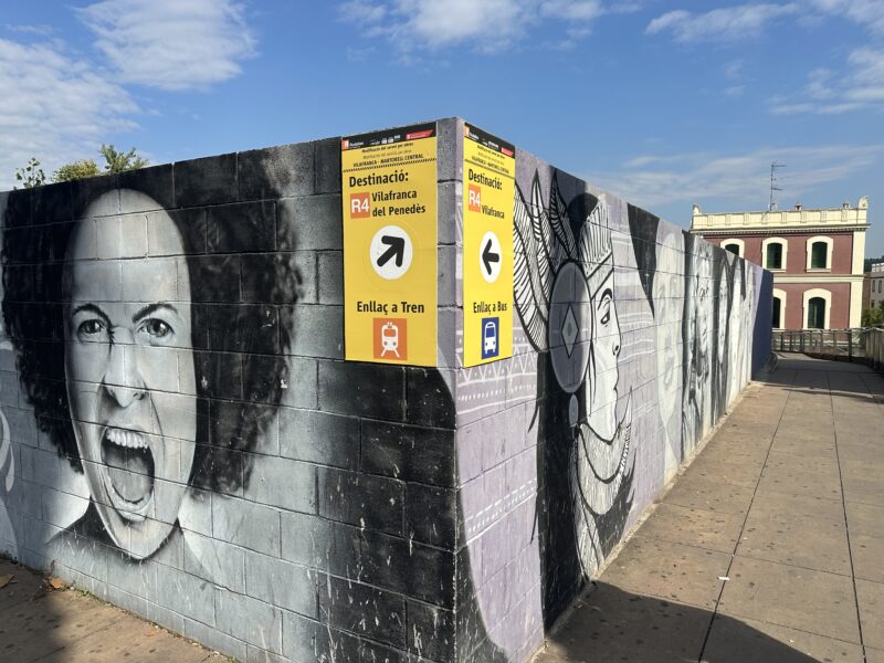 La Bustia entorn estacio Renfe i FGC Martorell 1