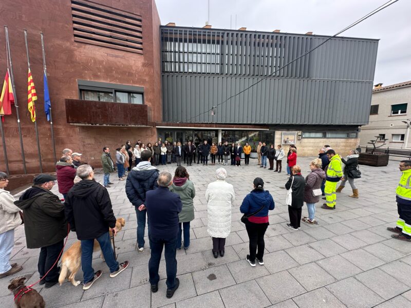 La Bustia minut silenci Gelida 1