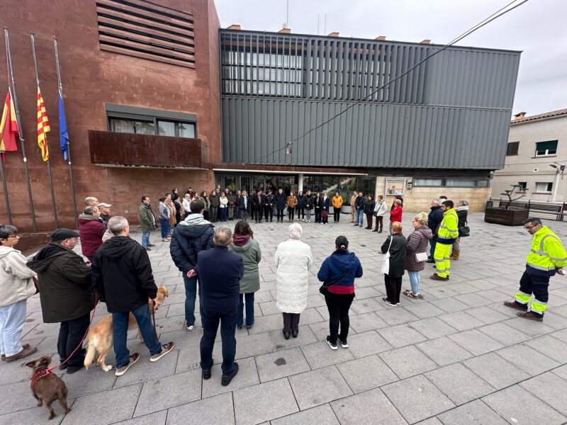 La Bustia minut silenci Gelida 3