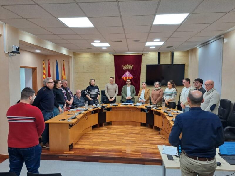 La Bustia minut silenci Masquefa 22 gener 26