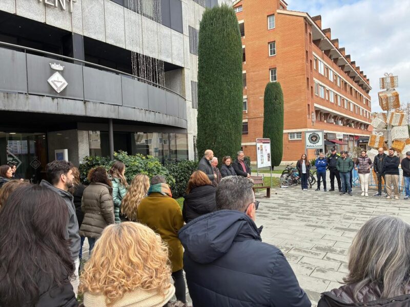 La Bustia minut silenci Sant Andreu 21 gener 26 3