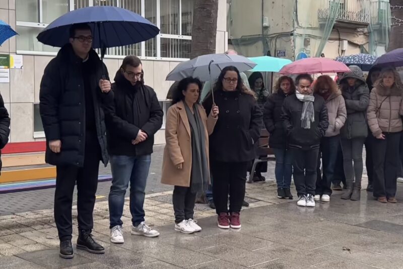 La Bustia minut silenci accident tren concentracio Esparreguera