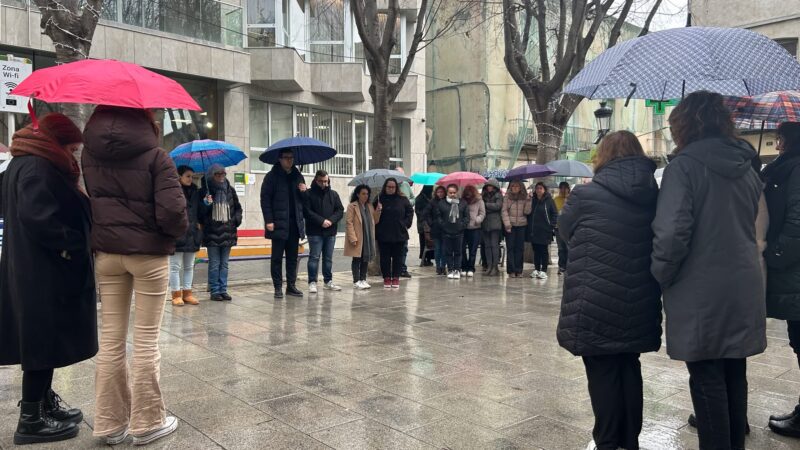 La Bustia minut silenci accident tren concentracio Esparreguera