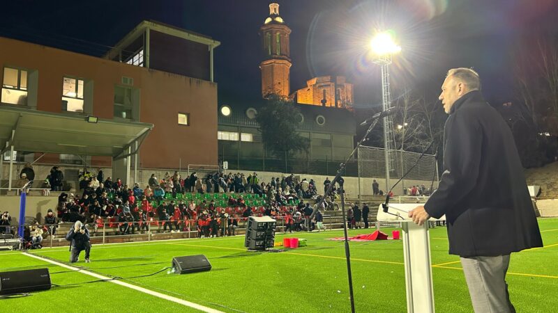 La Bustia reobertura camp esports municipal Esparreguera 1