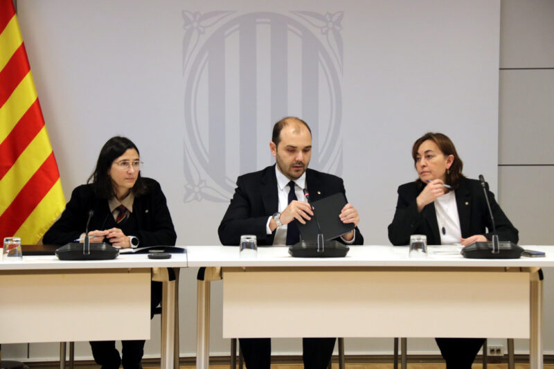 La Bustia roda premsa Govern sobre transport 21 gener 26 2