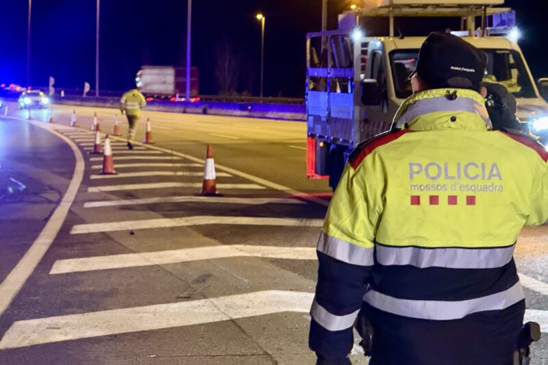 La Bustia tallen AP7 per accident tren Gelida