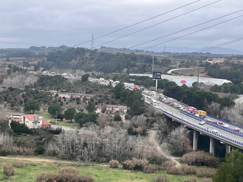 La Bustia transit AP7 21 gener 2026 Gelida