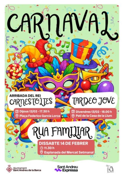 La Bustia cartell Carnaval Sant Andreu