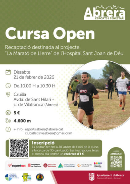 La Bustia cartell Cursa Open Abrera