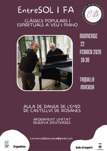 La Bustia cartell EntreSOL i FA