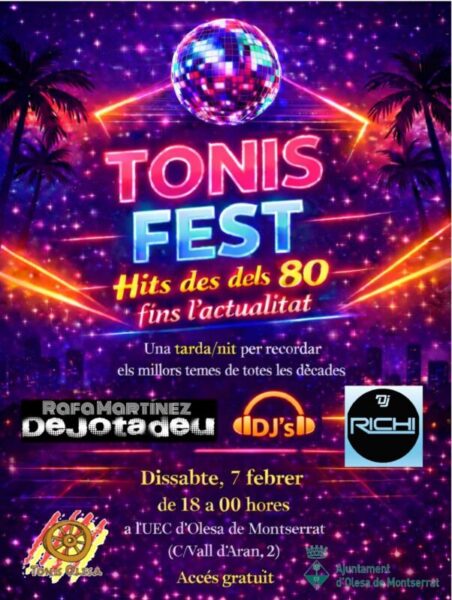 La Bustia cartell Tonis Fest