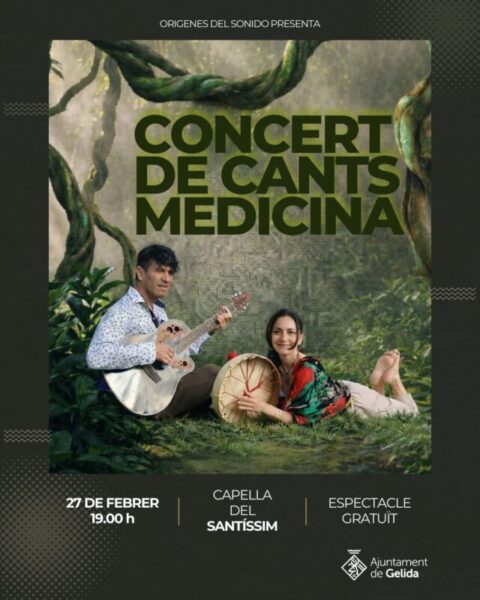 La Bustia cartell concert de cants medicina