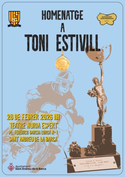 La Bustia cartell homenatge a Toni Estivill