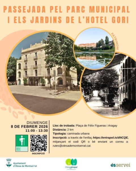 La Bustia cartell passejada parc municipal Olesa