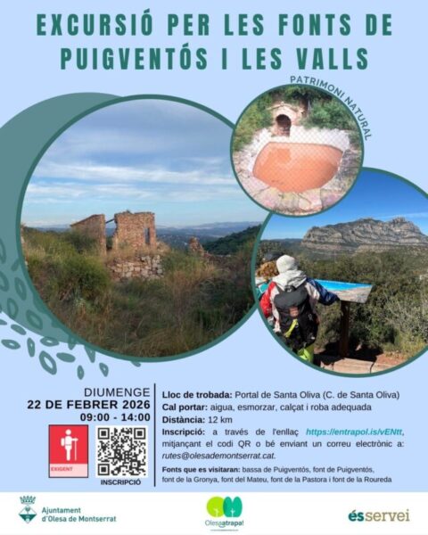 La Bustia cartell sortida guiada Olesa