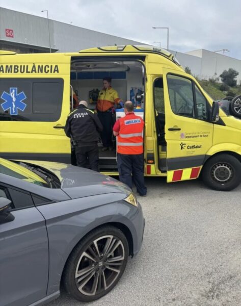 La Bustia cotxe bolcat 20 febrer 2026 Martorell