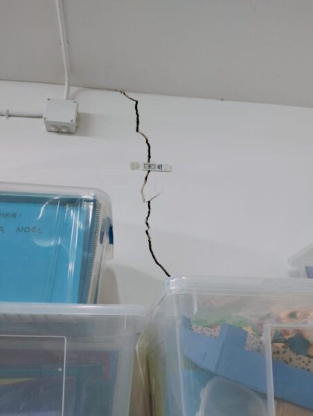 La Bustia desperfectes escola Montcau Gelida 6