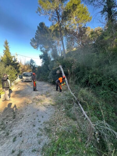 La Bustia fort vent 12 febrer 2026 Gelida 3