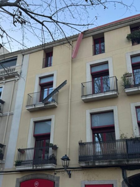 La Bustia fort vent 12 febrer 2026 Martorell