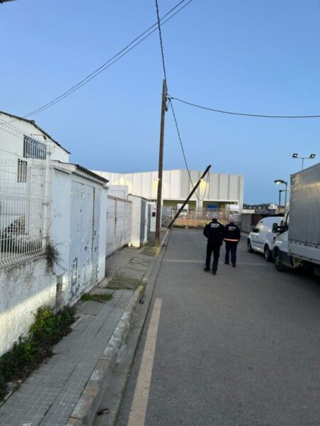 La Bustia fort vent 12 febrer 2026 Sant Andreu