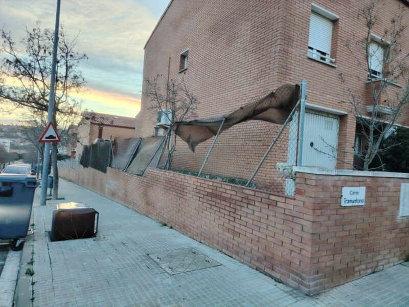 La Bustia fort vent Anrera