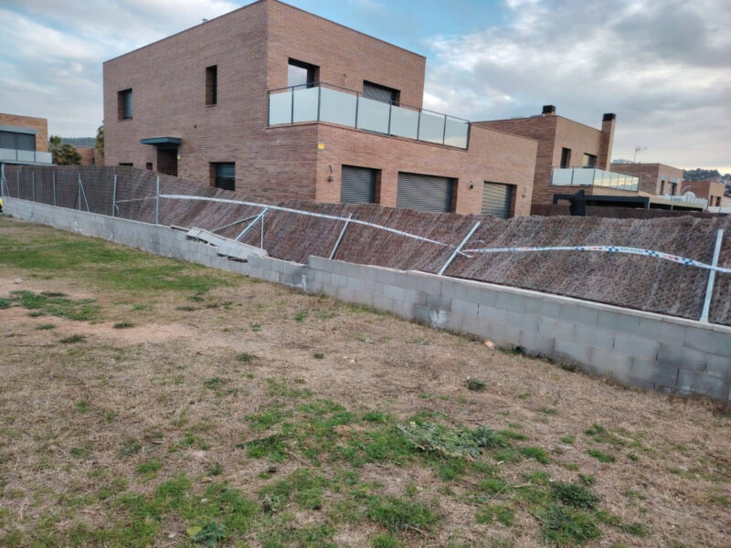 La Bustia fort vent Anrera