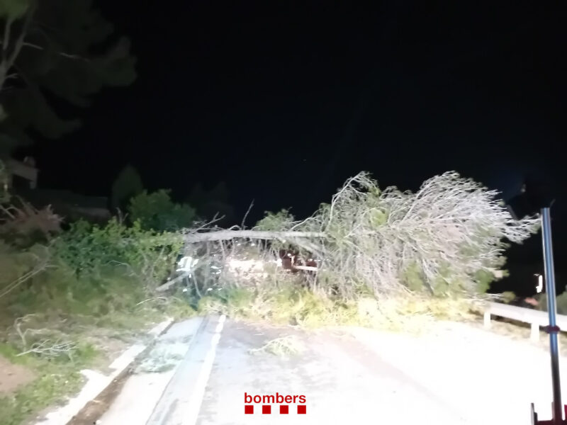 La Bustia fort vent Gelida