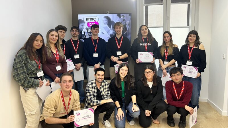 La Bustia grup premiats AMIC Nous Talents 2026