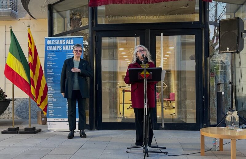 La Bustia homenatge victimes nazisme Olesa 27 febrer 2026