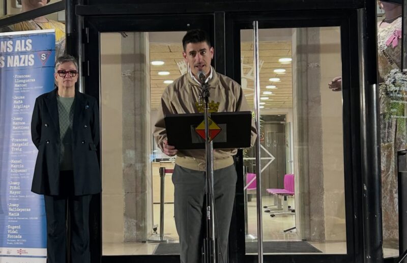 La Bustia homenatge victimes nazisme Olesa 27 febrer 2026