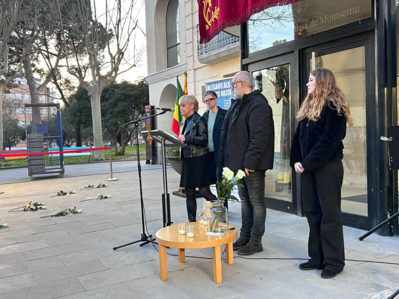 La Bustia homenatge victimes nazisme Olesa 27 febrer 2026